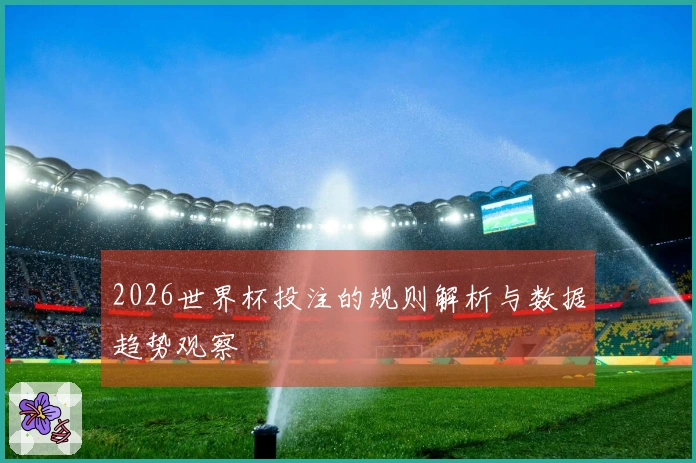 2026世界杯投注的规则解析与数据趋势观察